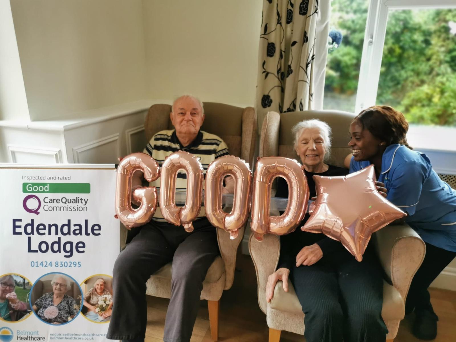 Edendale Lodge Care Home Receives Glowing Report from CQC, Rated ‘Good’ in All Areas