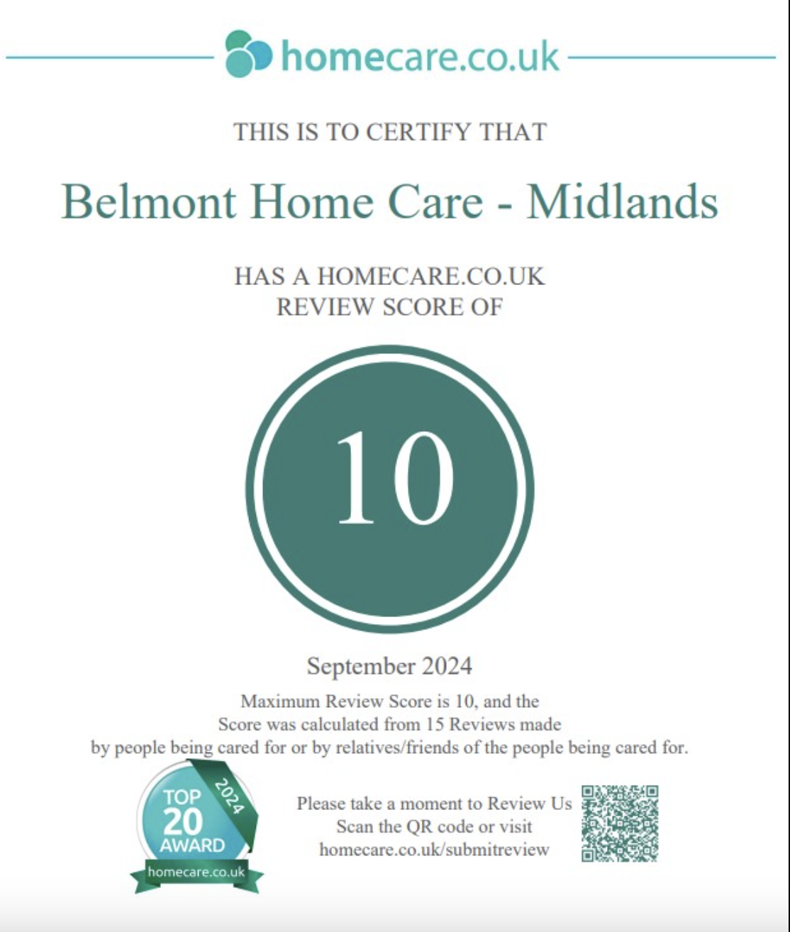 A Heartfelt Thank You and a Top Score for Belmont @ Home Midlands
